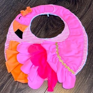 MUDPIE Flamingo bib